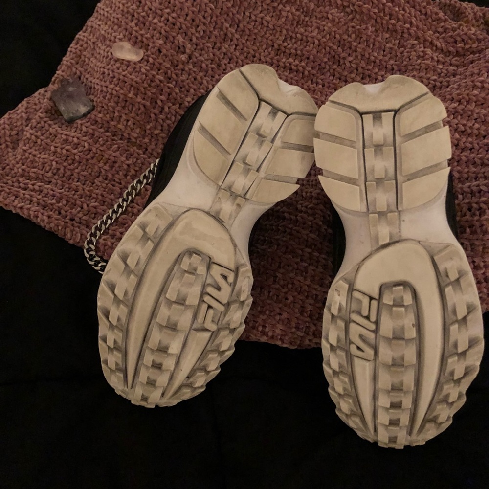 FiLA Disruptor 2 Premium Velour Black Sz 9 - Picture 5 of 7